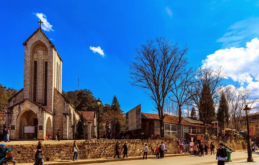 Tour Sapa 3N2Đ: Từ Hà Nội - Sapa - Bản Cát Cát - Hàm Rồng - Fansipan, Ôtô + KS tiêu chuẩn